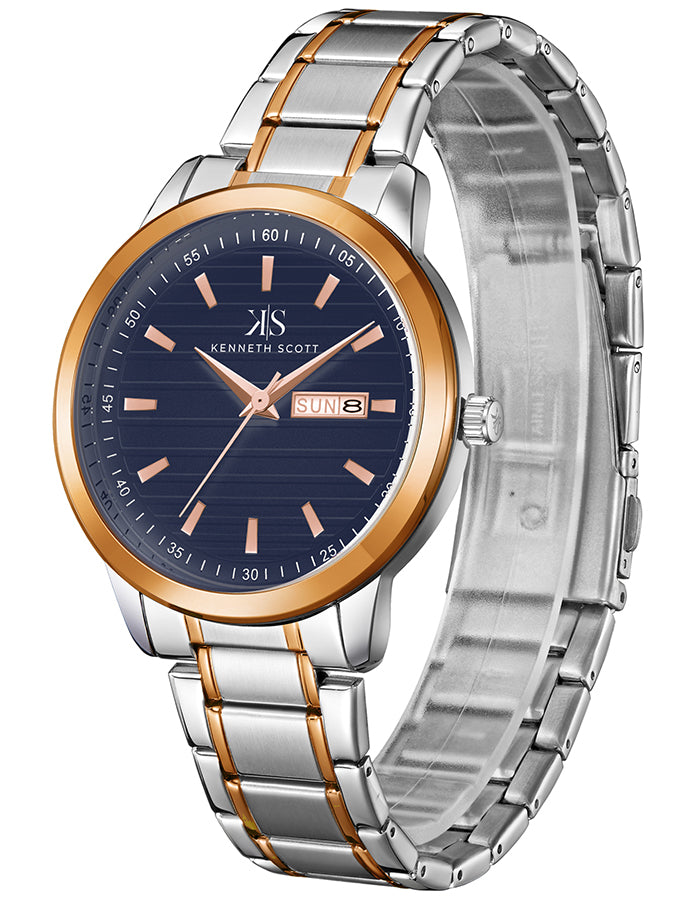 Color_Blue + Two Tone Rose Gold