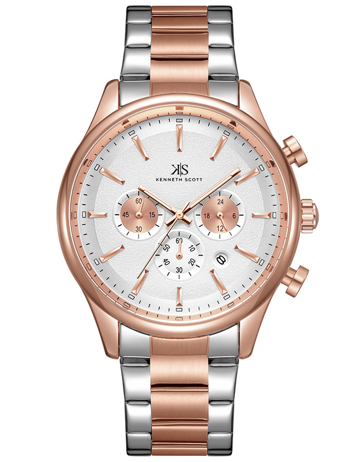 Color_White + Two Tone Rose Gold