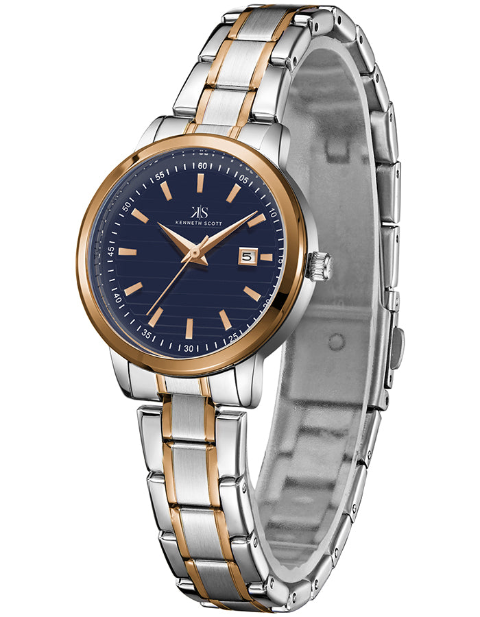 Color_Blue + Two Tone Rose Gold