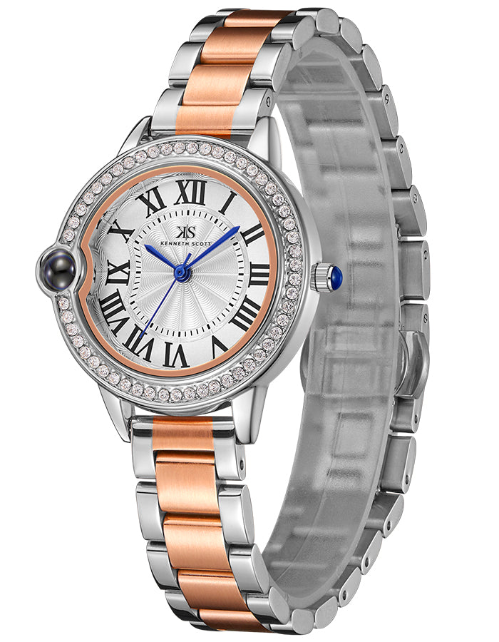 Color_White + Two Tone Rose Gold