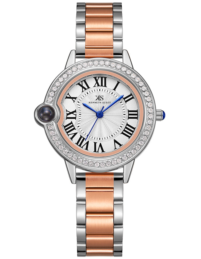 Color_White + Two Tone Rose Gold