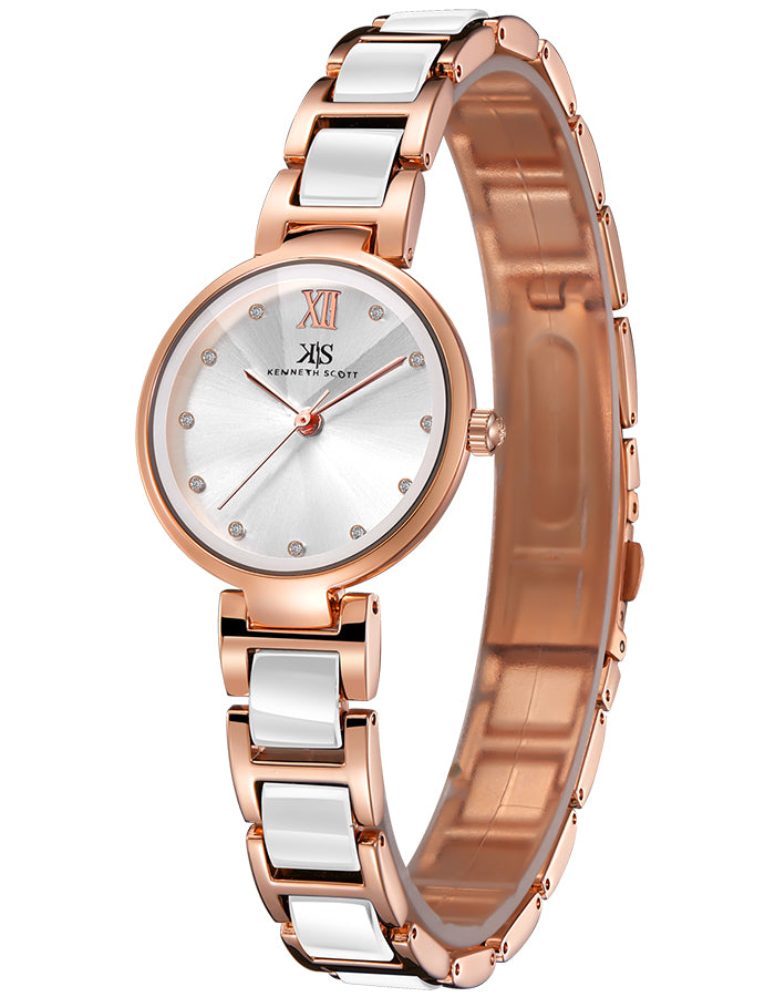 Color_White + Two Tone Rose Gold