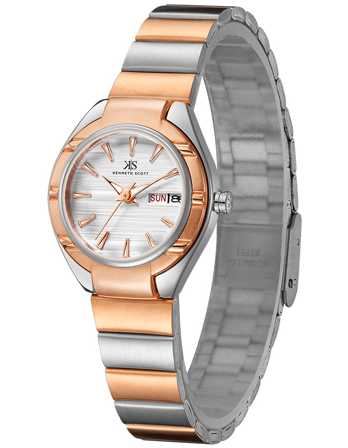 Color_White + Two Tone Rose Gold