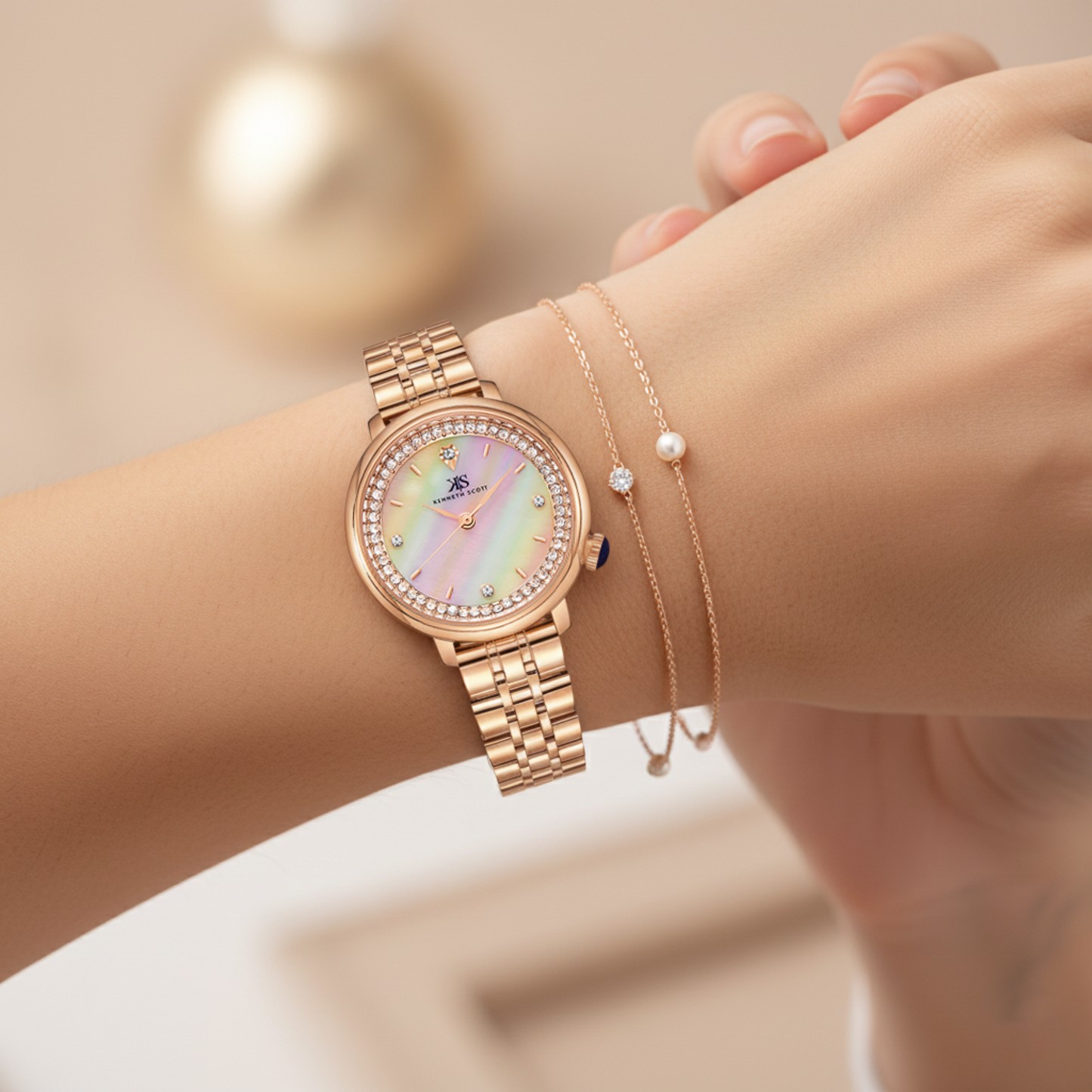 Color_Mother Of Pearl+Rose Gold
