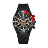 Kenneth Scott Men's Chronograph Black Dial Watch - K26116-BSBB