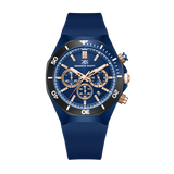 Kenneth Scott Men's Chronograph Blue Dial Watch - K26116-NSNN