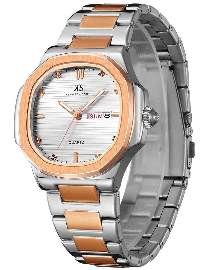 Color_White + Two Tone Rose Gold