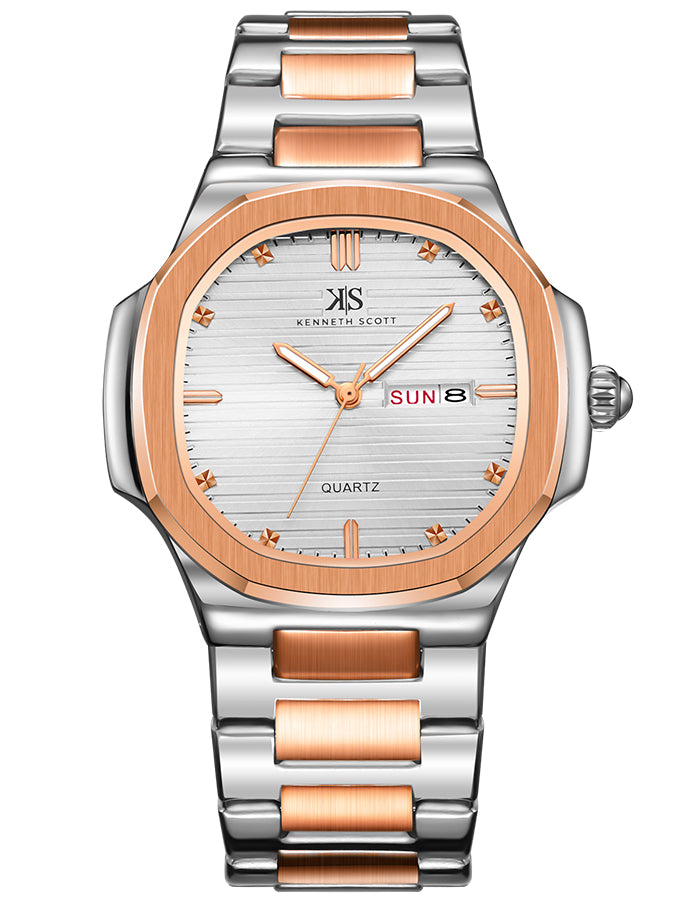 Color_White + Two Tone Rose Gold