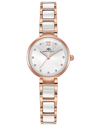 Color_White + Two Tone Rose Gold