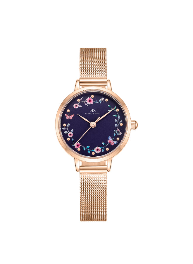 Color_Navy Blue  + Rose Gold